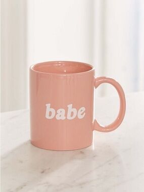 Urban Outfitters Home “Babe” Ceramic Mug